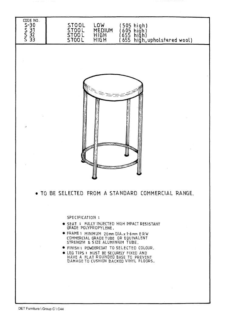 Stool, High